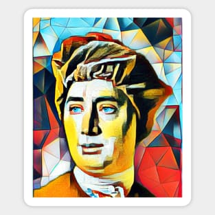 David Hume Abstract Portrait | David Hume Artwork 6 Magnet